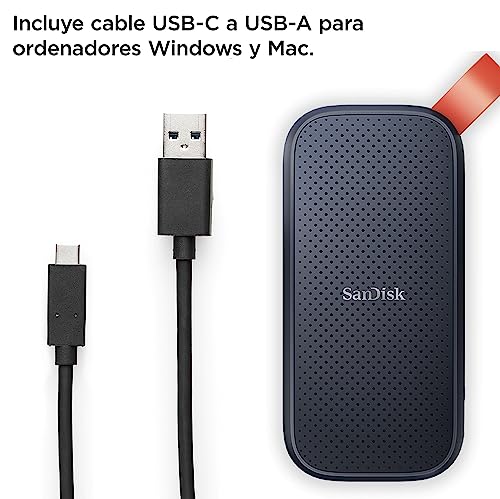 Detalle de SanDisk SSD Externo 2 TB — lectura 800 MB/s