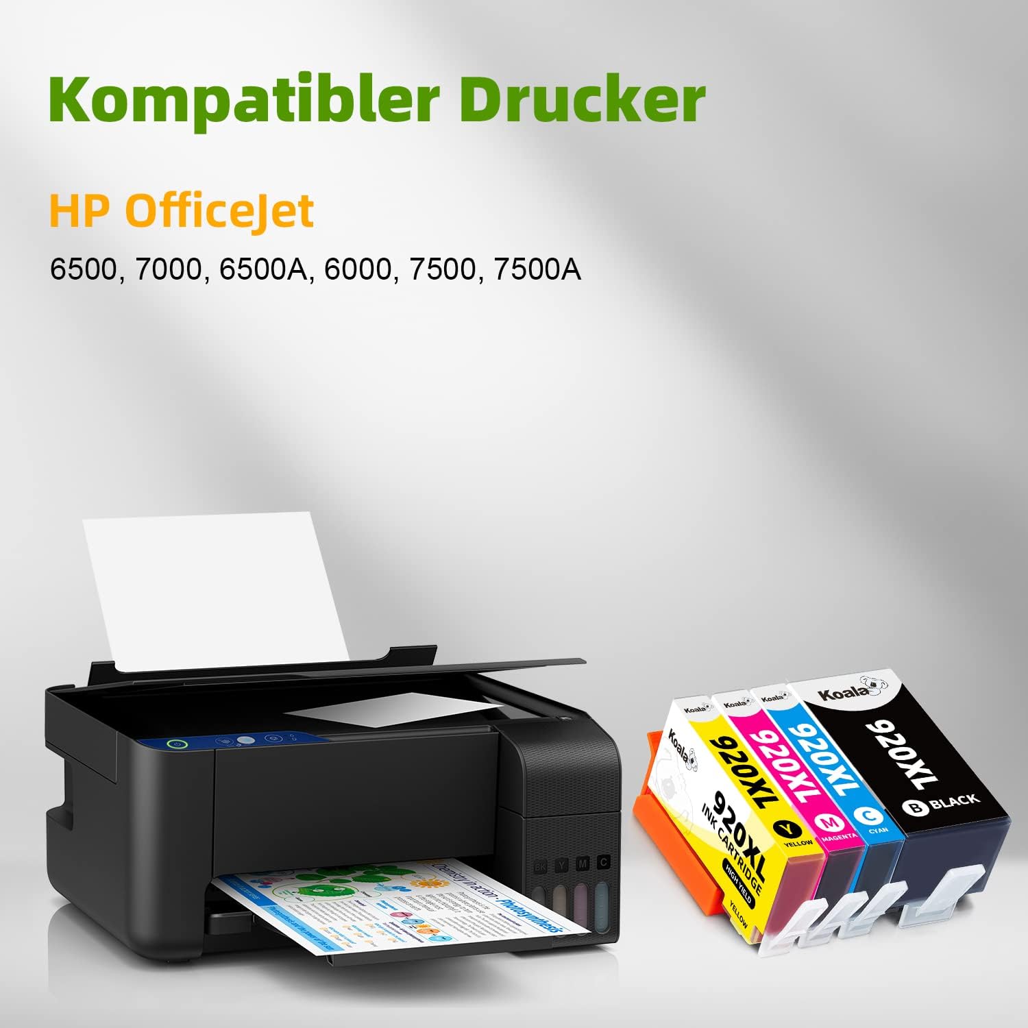 Thumbnail 1 de Koala 920XL Multipack cartucce compatibili HP 920XL (nero, ciano, magenta, giallo) per OfficeJet 6000/6500/7000/7500A