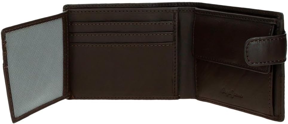 Detalle de Pepe Jeans Ithaca Portefeuille Horizontal avec Fermeture à clic – Taille Unique