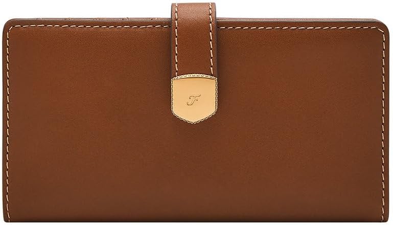 Thumbnail 6 de Fossil Lennox Leather Bifold Clutch Wallet pour femmes : portefeuille en cuir à rabat