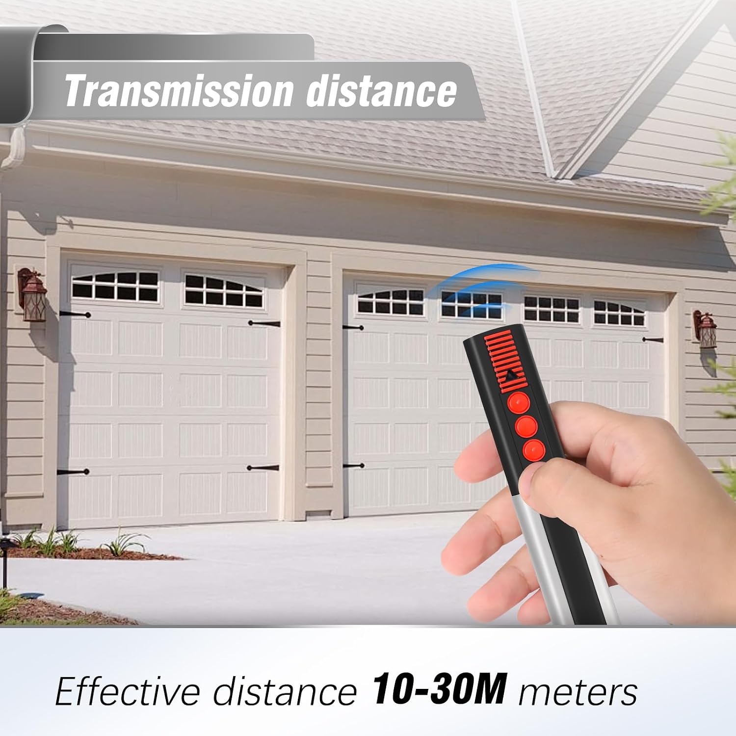 Thumbnail 6 de Wvoillty 868 MHz Télécommande Portail – 3 Pièces pour garage, compatible TX03-868-4