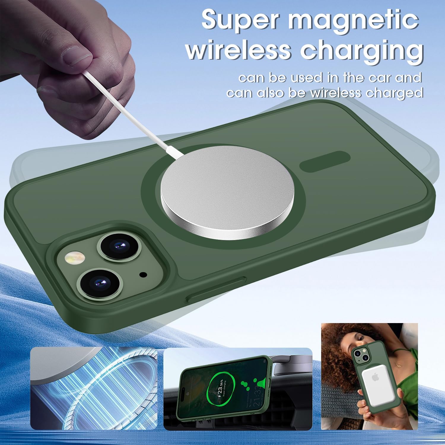 Detalle de HGH Magnetisch Hülle iPhone 13 Mini 5,4 Zoll
