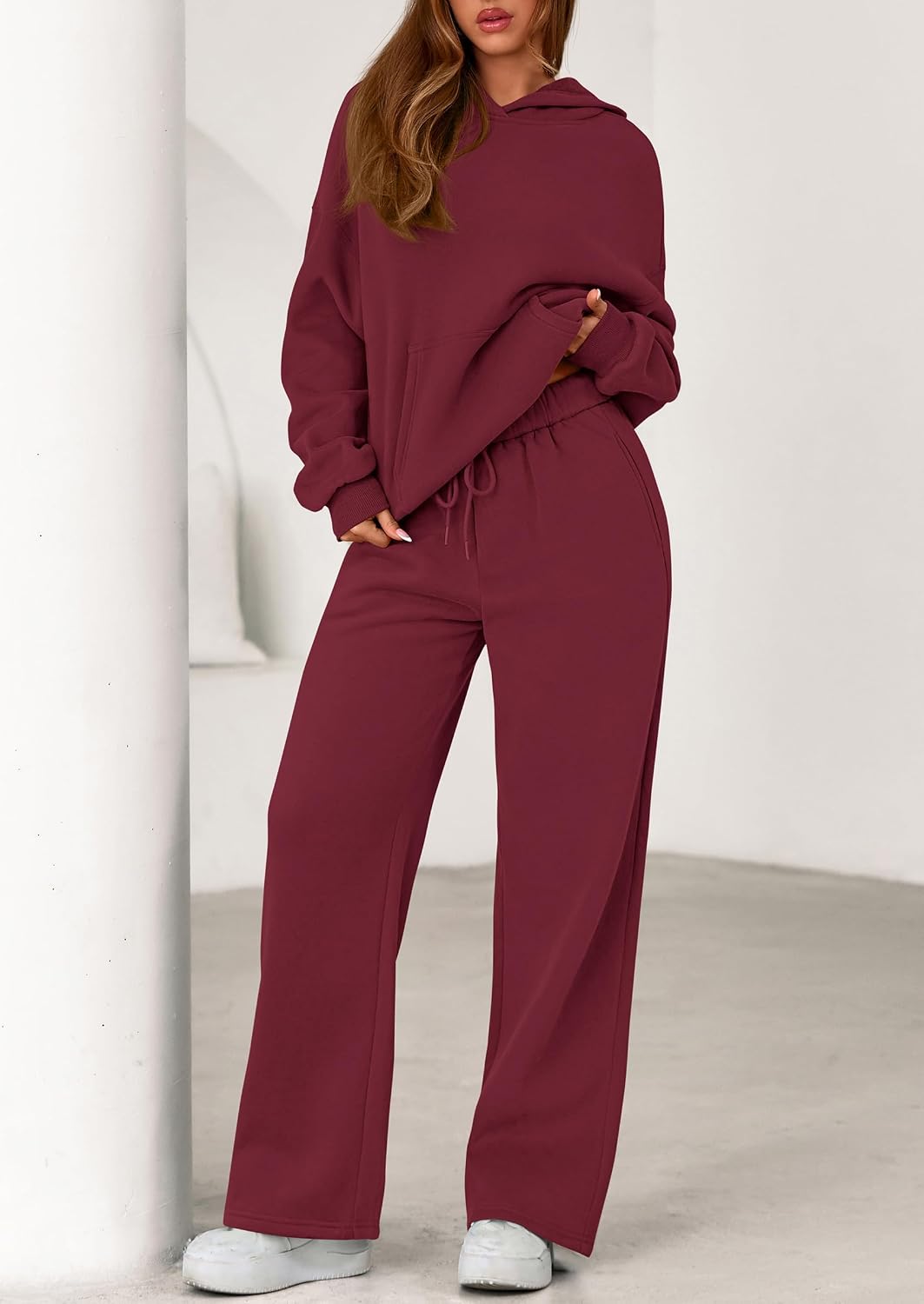 Detalle 2 de PRETTYGARDEN Women's Sweatsuit Set, Cotton Blend