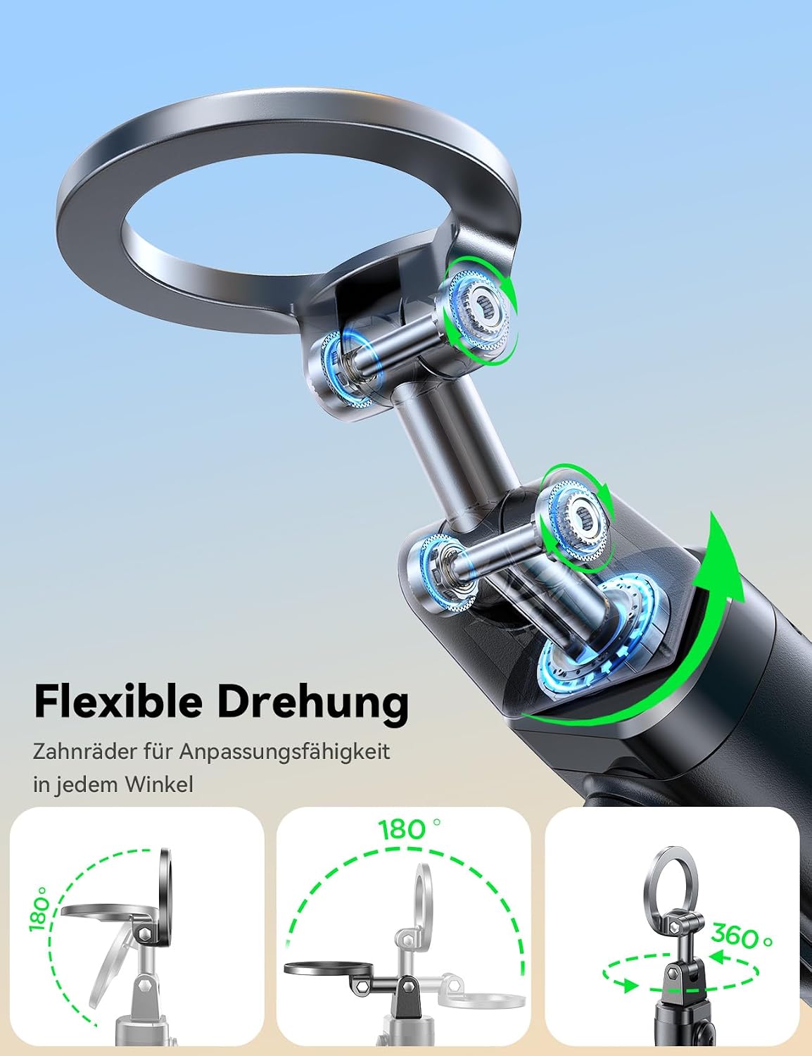 Thumbnail 5 de JOYROOM MagSafe Selfie Stick 4‑in‑1 40 cm