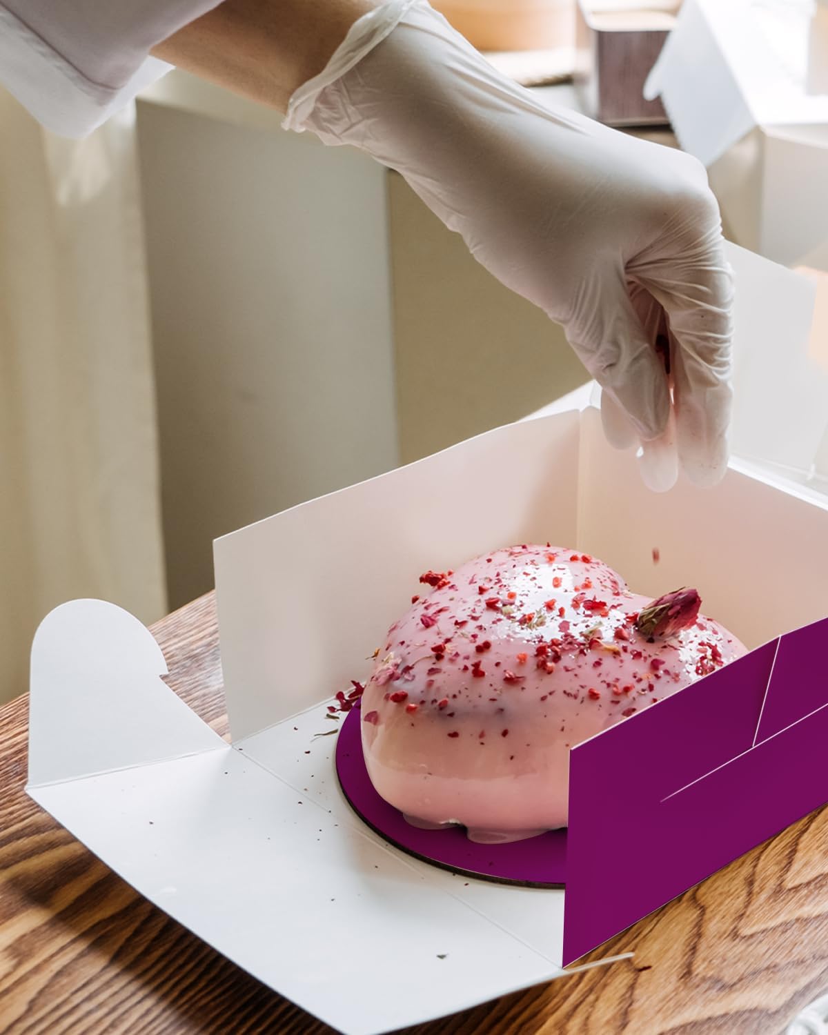 Thumbnail 5 de Gcardist Kuchenbox Tiefes Lila 25,4 cm