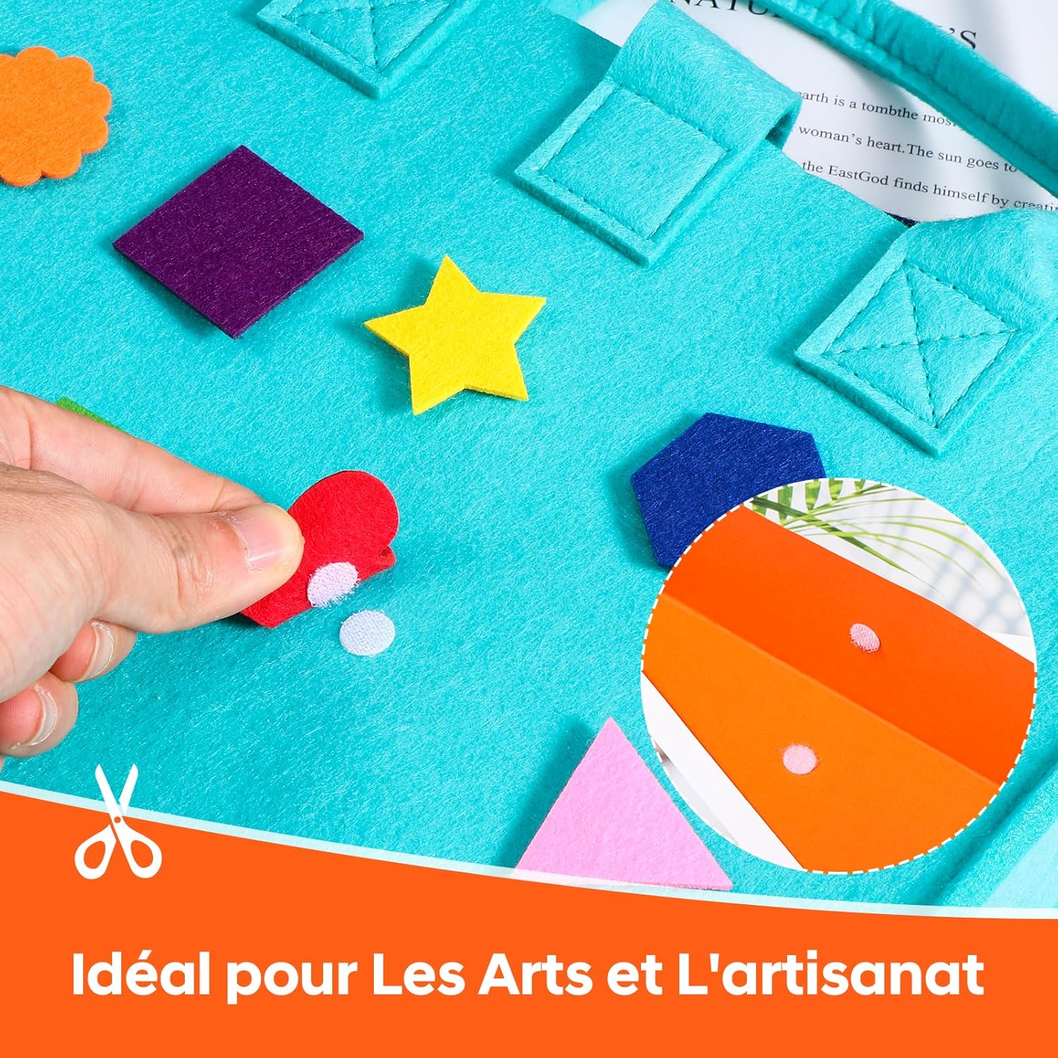 Thumbnail 3 de Vinabo 540 paires de pastilles adhésives rondes 10 mm 🧷