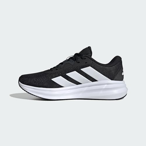 Detalle de adidas Men's Galaxy 7 Running Shoes – Core Black/Cloud White/Carbon (UK 10)