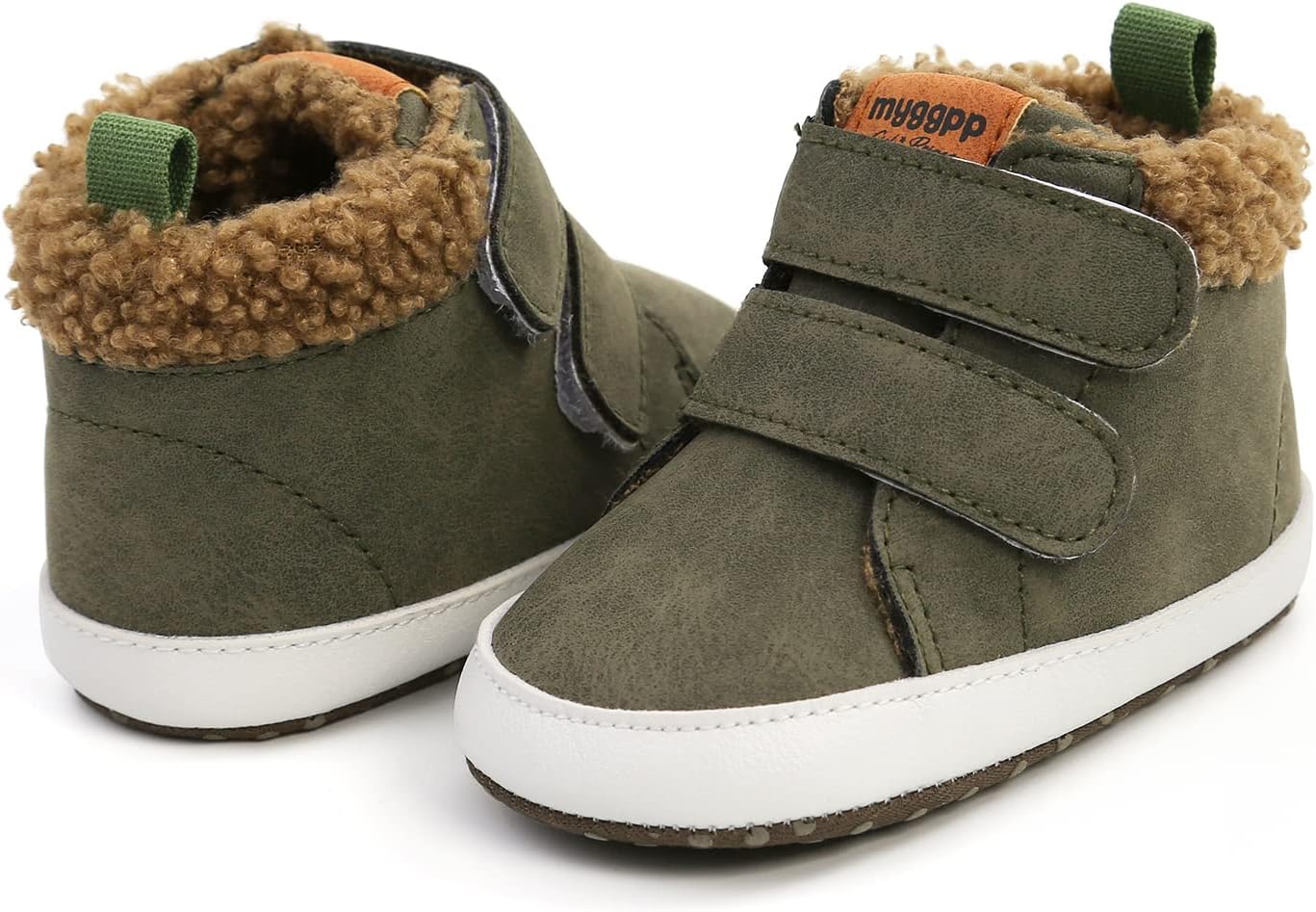 Detalle de RVROVIC Baby Anti-Slip Sneakers: Soft Ankle Boots for First Walkers
