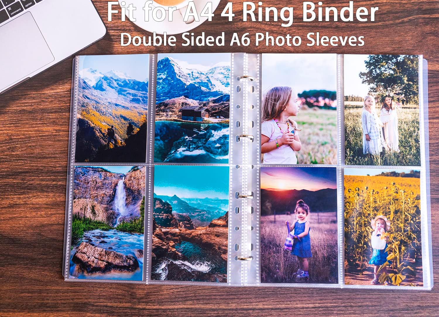 Thumbnail 2 de 240 A4 Fototaschen für Ringbuch, 30er Pack