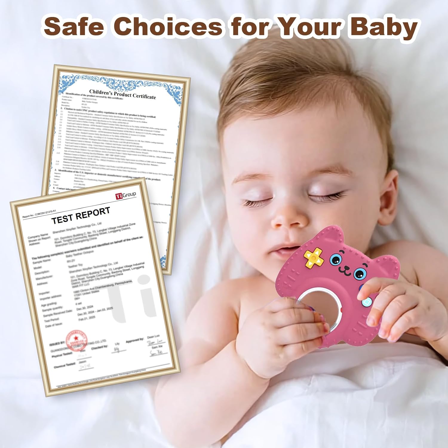 Detalle de Haili Silicone Baby Teether