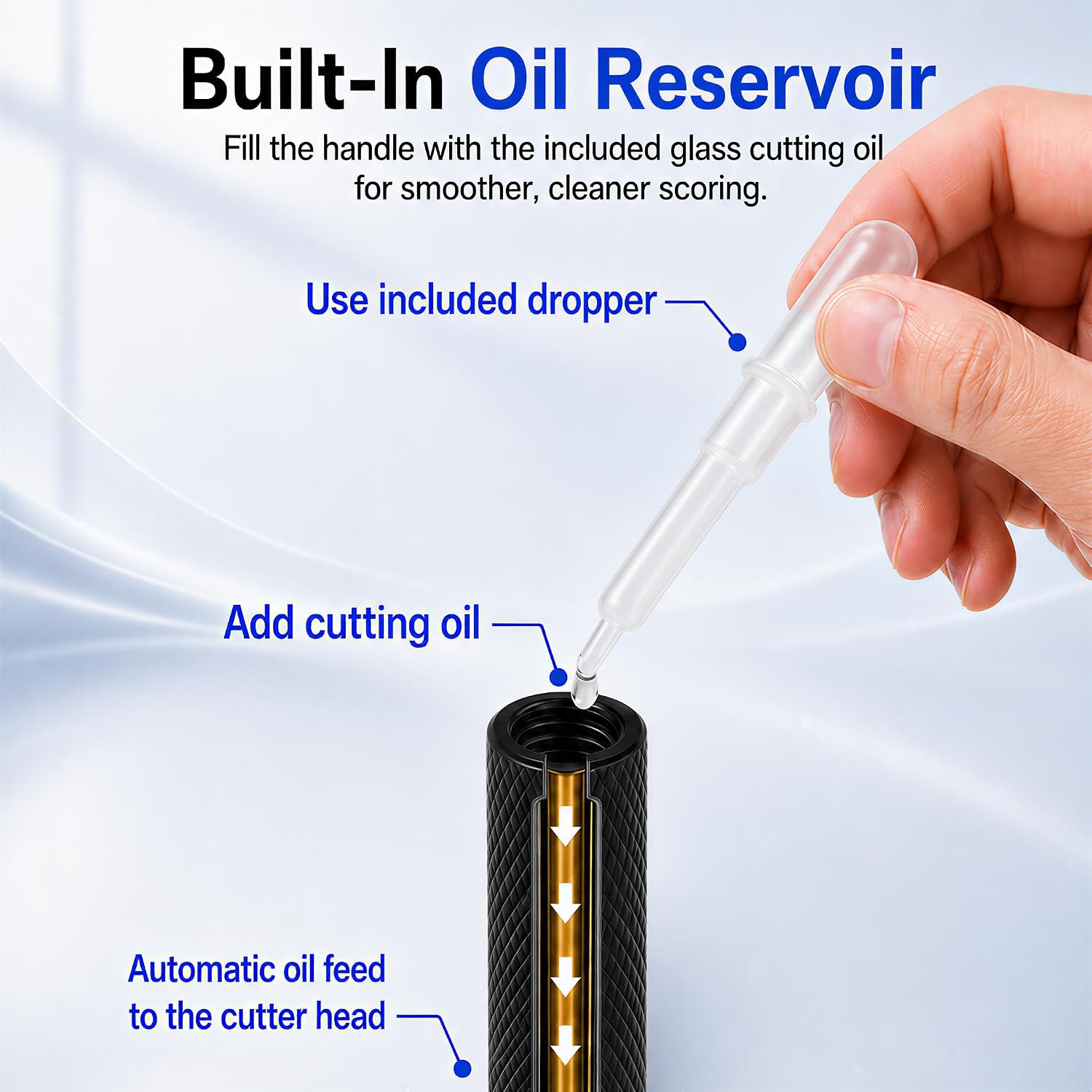 Thumbnail 3 de Camdios Glass Cutter 01, Oil-Feed Carbide Cutter with 3 Heads for 2–20 mm