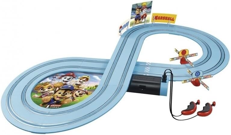 Thumbnail 1 de Carrera First PAW Patrol „On the Track“ – Spielbahn mit Chase & Marshall (2,4‑Meter‑Strecke)