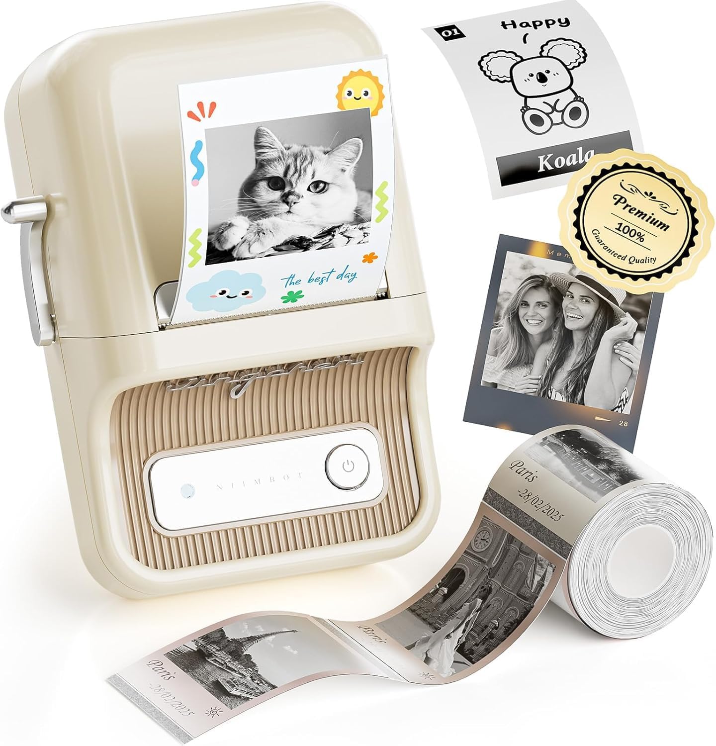 Detalle de NIIMBOT B21 Pro Bluetooth-labelprinter voor etiketten van 20 tot 50 mm
