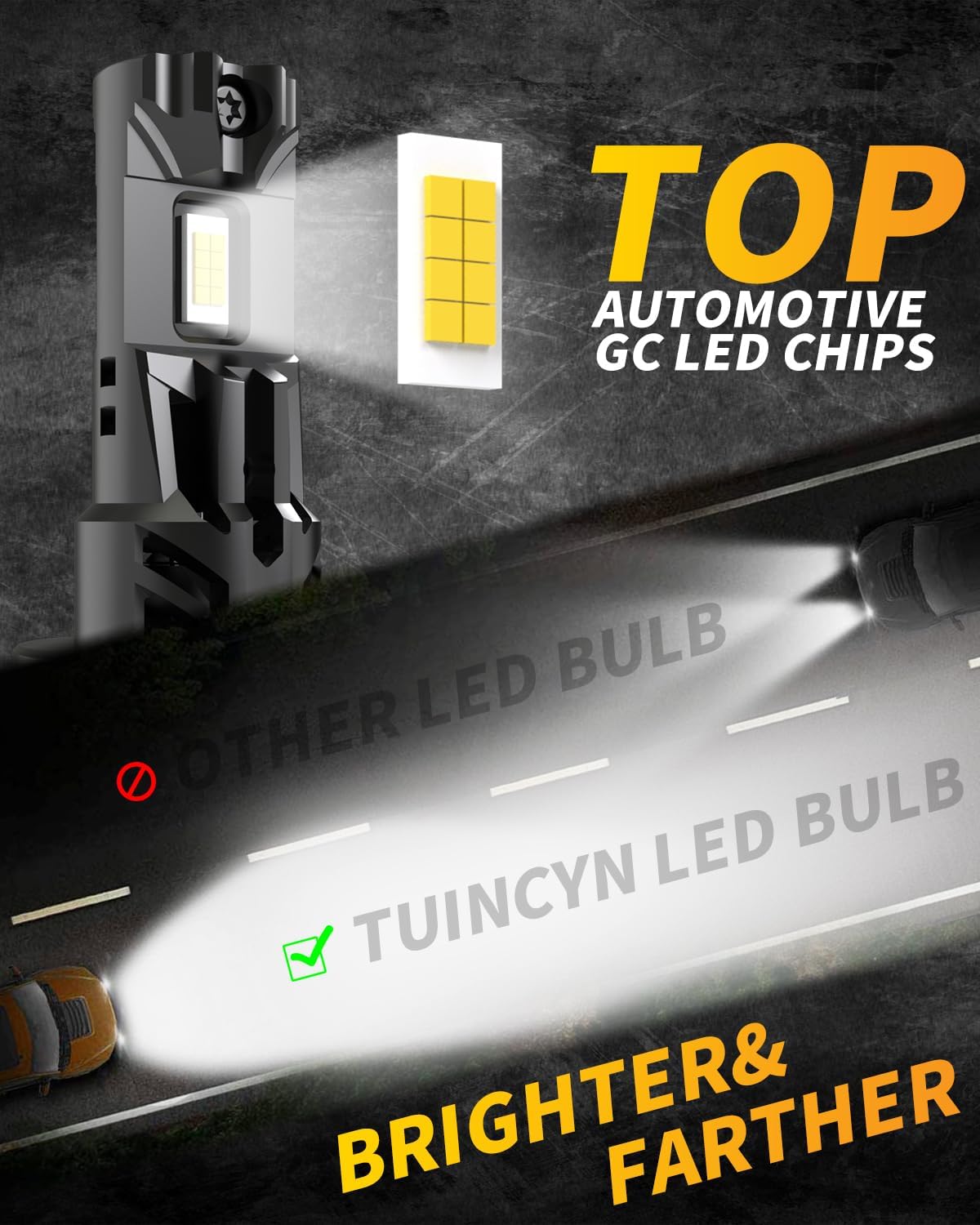 Thumbnail 4 de TUINCYN H7 LED Bombilla 80W 16000LM para coche