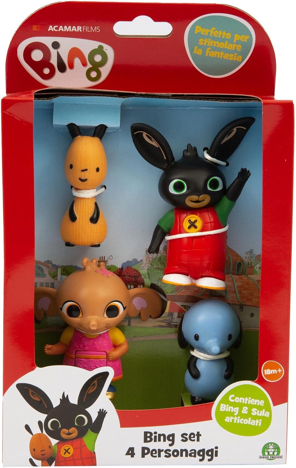 Thumbnail 1 de Personaggi Bing in versione articolata (da 5 a 10 cm) – set con Bing, Sula, Amma e Flop