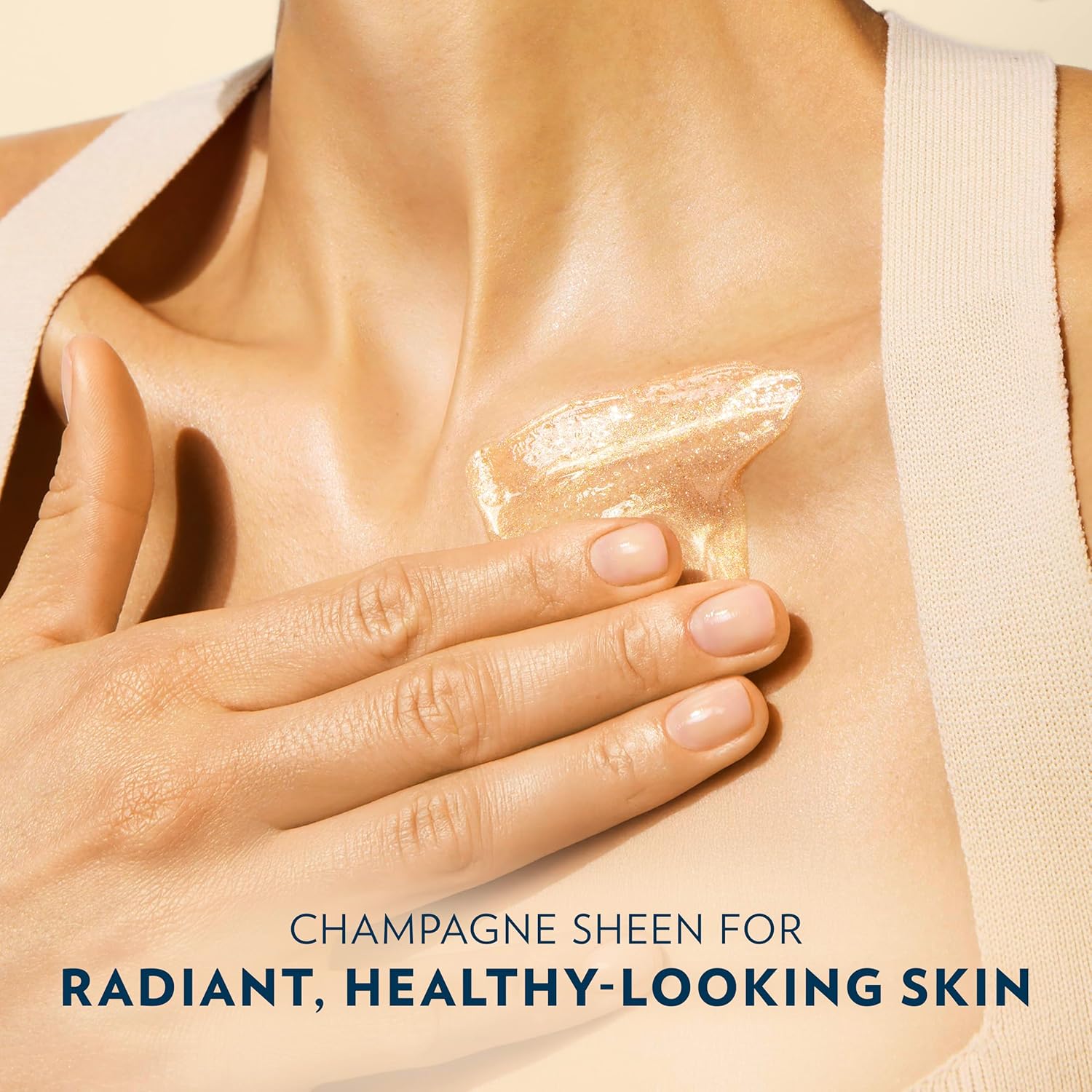 Thumbnail 5 de Vaseline Glazed & Glisten Sunlit Glow Body Gel Oil (Vanilla Cocoa Shimmer) with Pure Cocoa Butter, 6.8 Oz