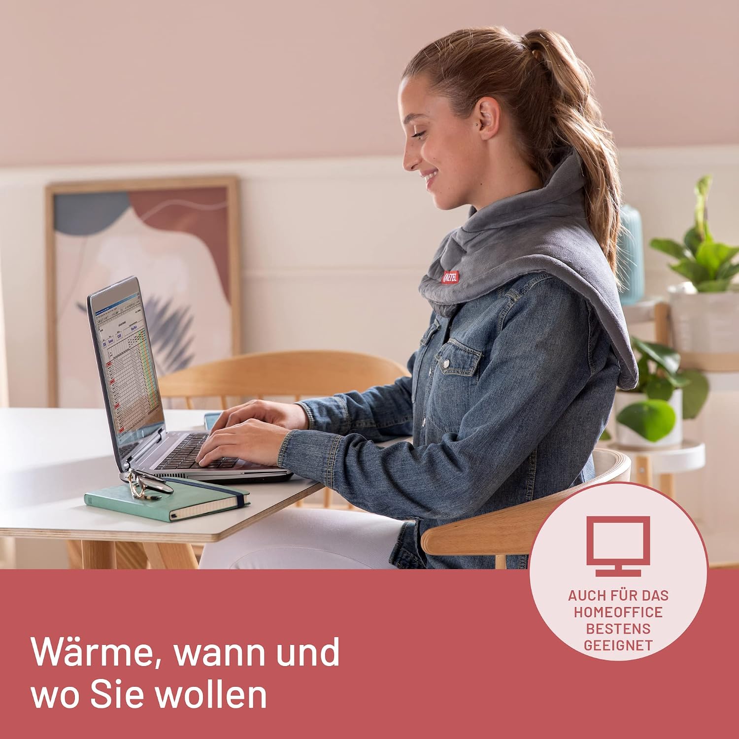 Thumbnail 6 de Imetec Intellisense Cervical-Heizkissen für Hals und Schultern – 47 x 52 cm, 5 Temperaturen, waschbar