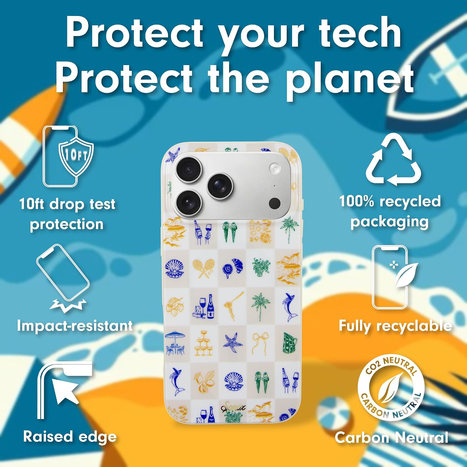 Detalle de Sonix Case for iPhone 17 Pro 10ft drop tested