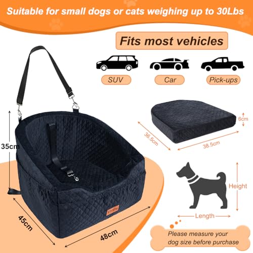 Detalle 2 de Siège auto Vivifying pour petit chien, 11,3 kg ⚙