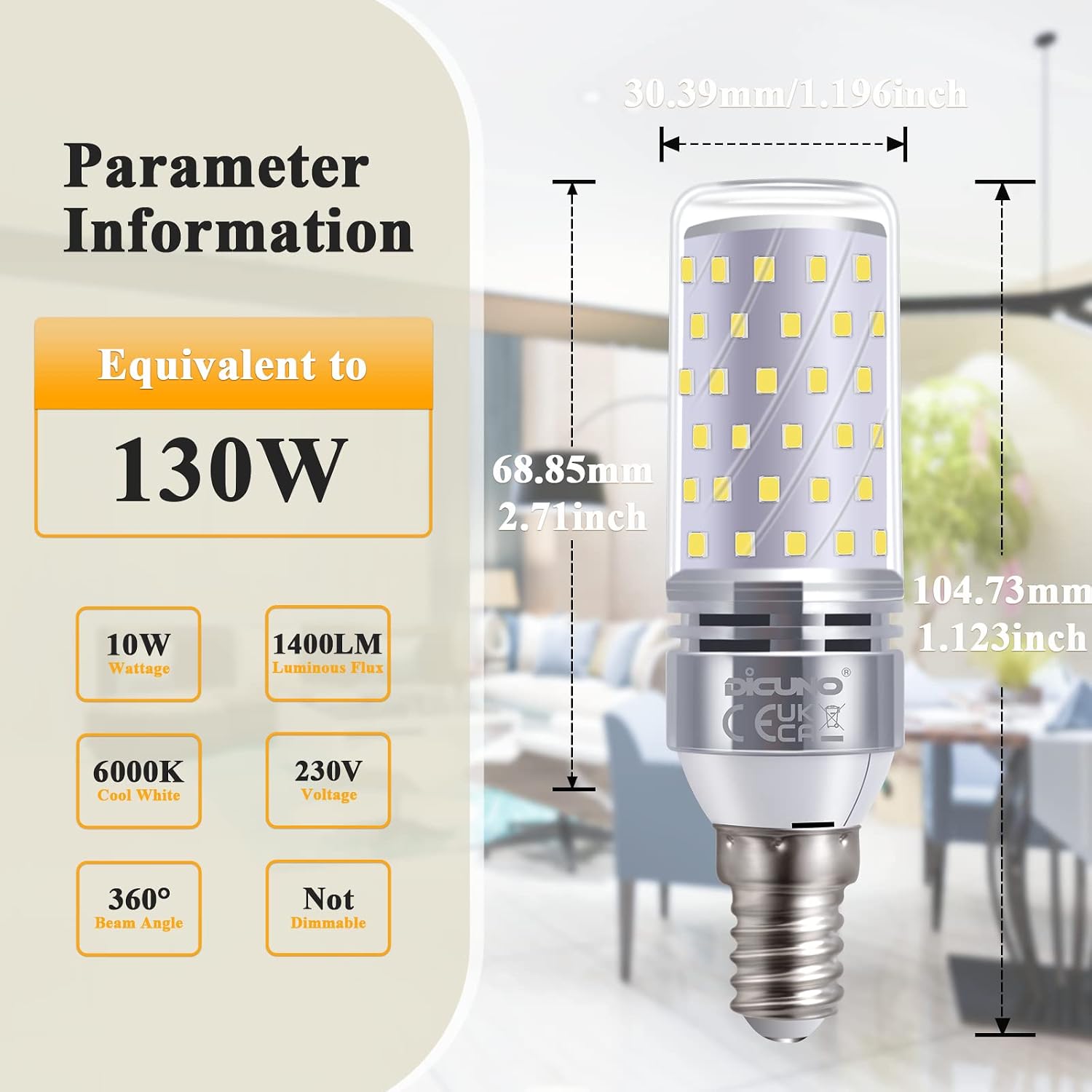 Thumbnail 1 de DiCUNO E14 LED Bulb 10W