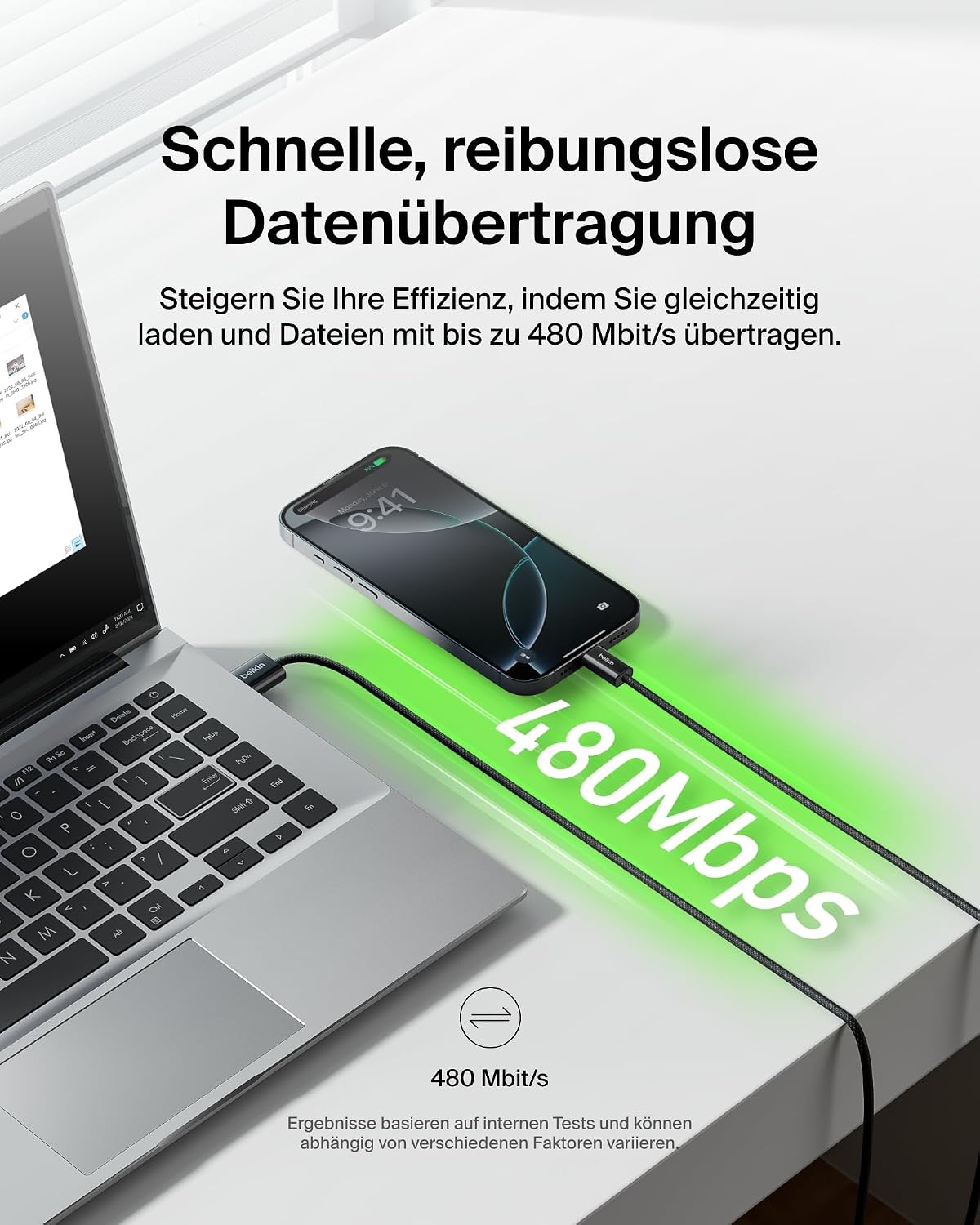 Thumbnail 5 de Belkin 2er-Pack USB-A auf USB-C 1,5 m