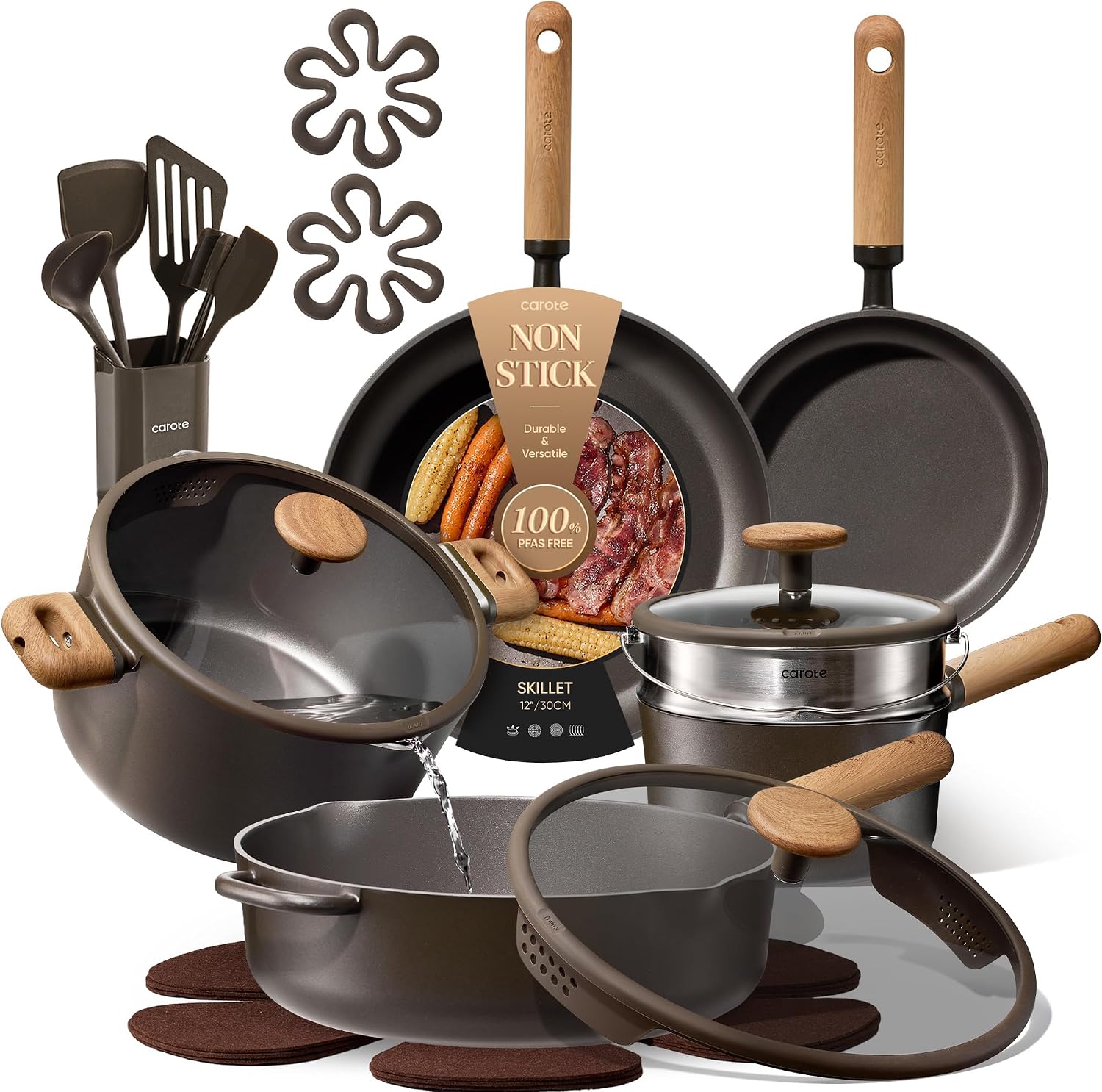 Thumbnail 5 de CAROTE 14-piece Nonstick Cookware Set