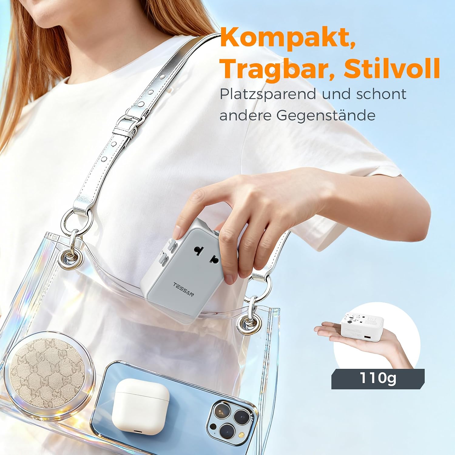 Thumbnail 6 de TESSAN Reiseadapter Weltweit 20 W