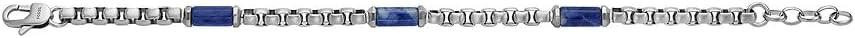Thumbnail 5 de Fossil bracelet homme en acier inoxydable à fermeture mosqueton, finitions brossées