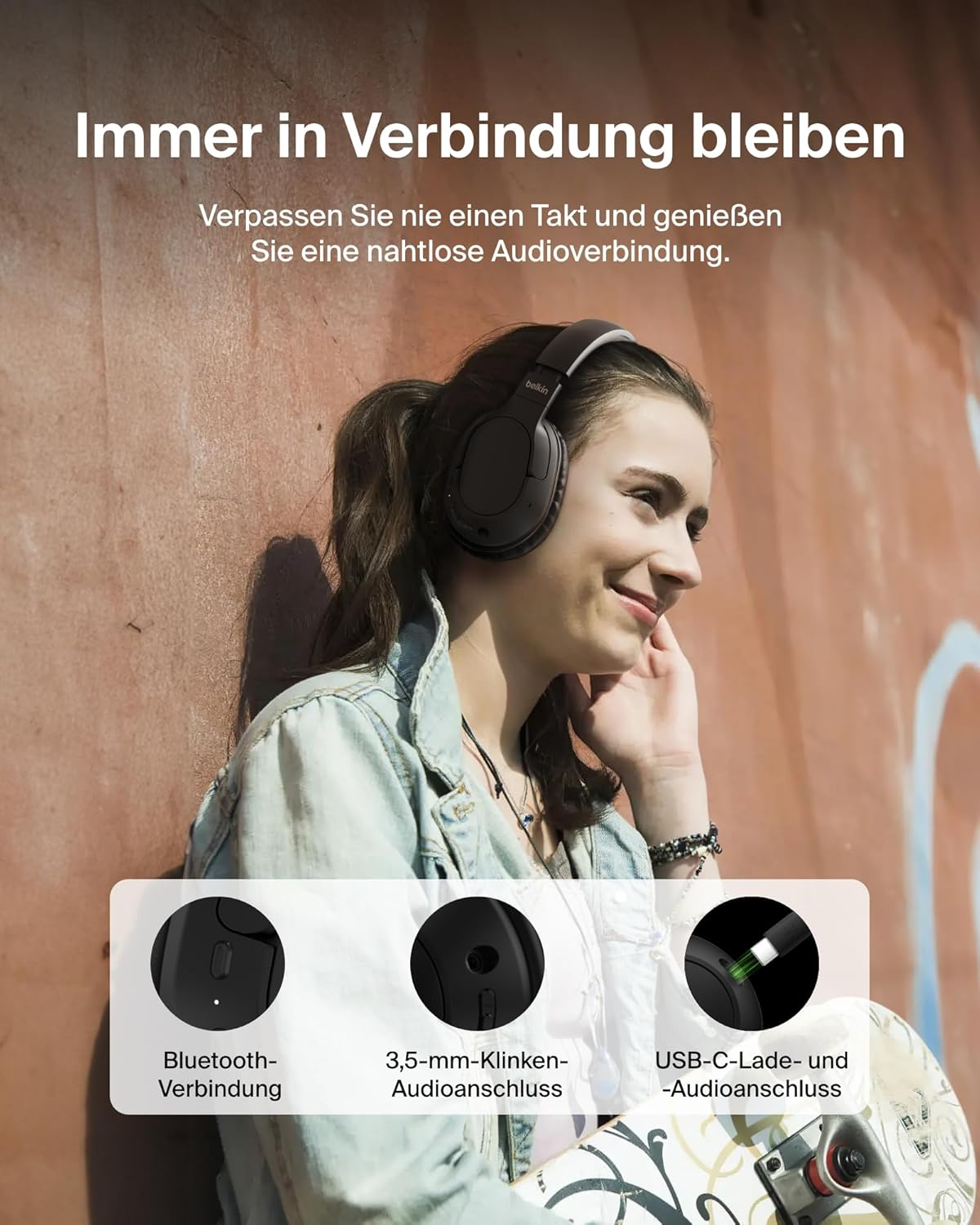 Thumbnail 4 de Belkin SoundForm Surround Kopfhörer Bluetooth