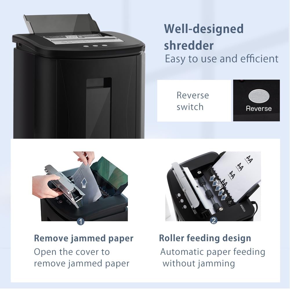 Thumbnail 3 de Trisruvian Distruggi Documenti Professionale Automatico:Distruzione sicura ed efficiente per uffici e casa