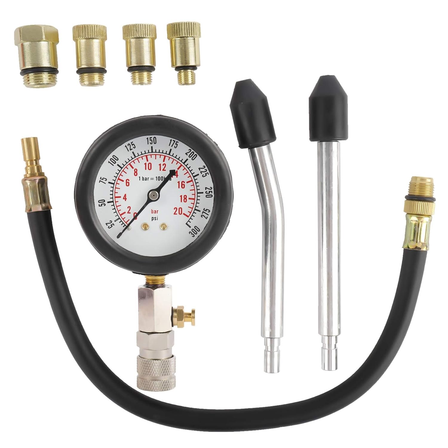 Thumbnail 1 de BOOMSTART 8PCS Petrol Compression Tester 0-300 psi