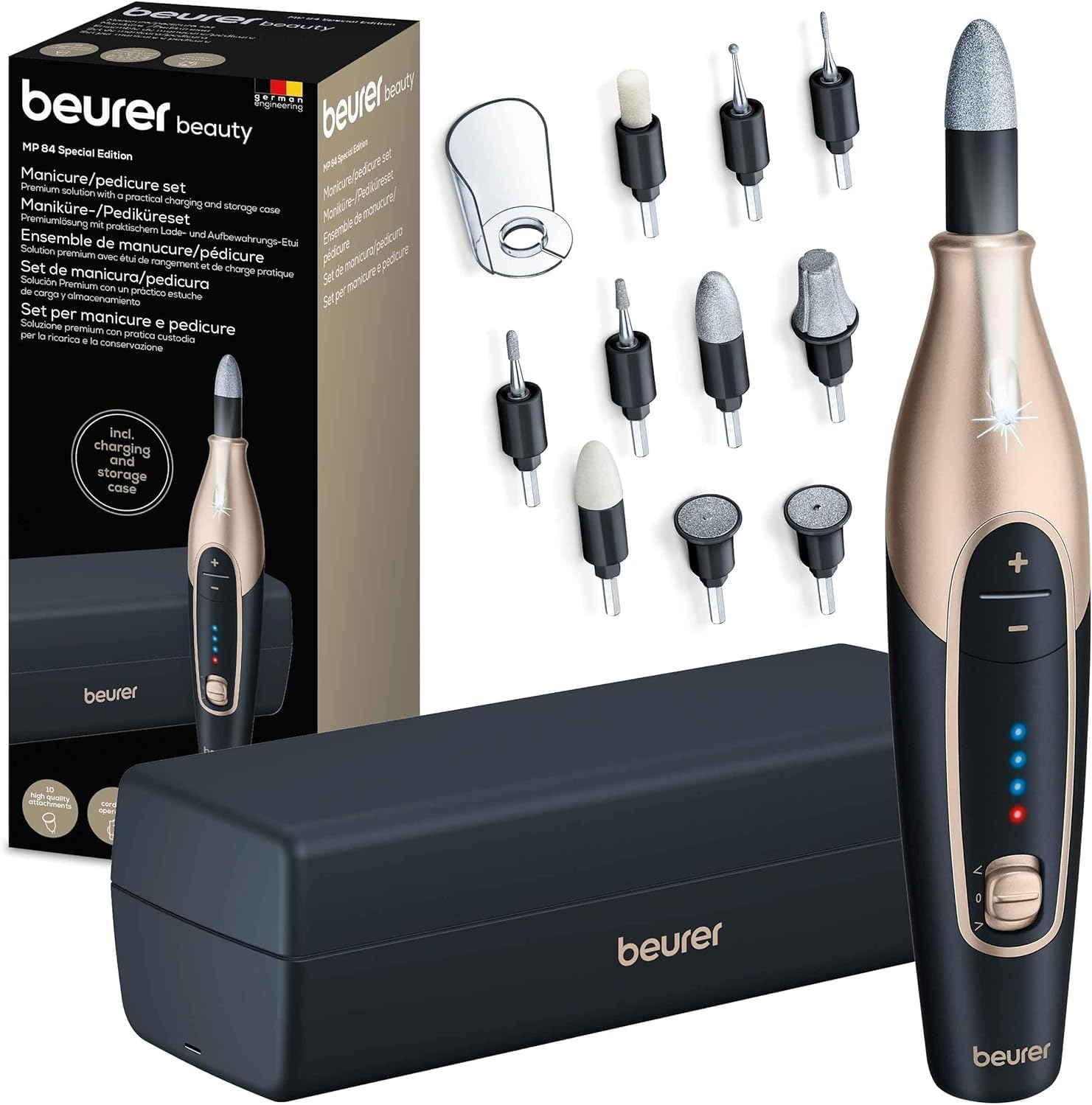 Beurer MP 84 Edition 🦶 Set eléctrico de manicura y pedicura