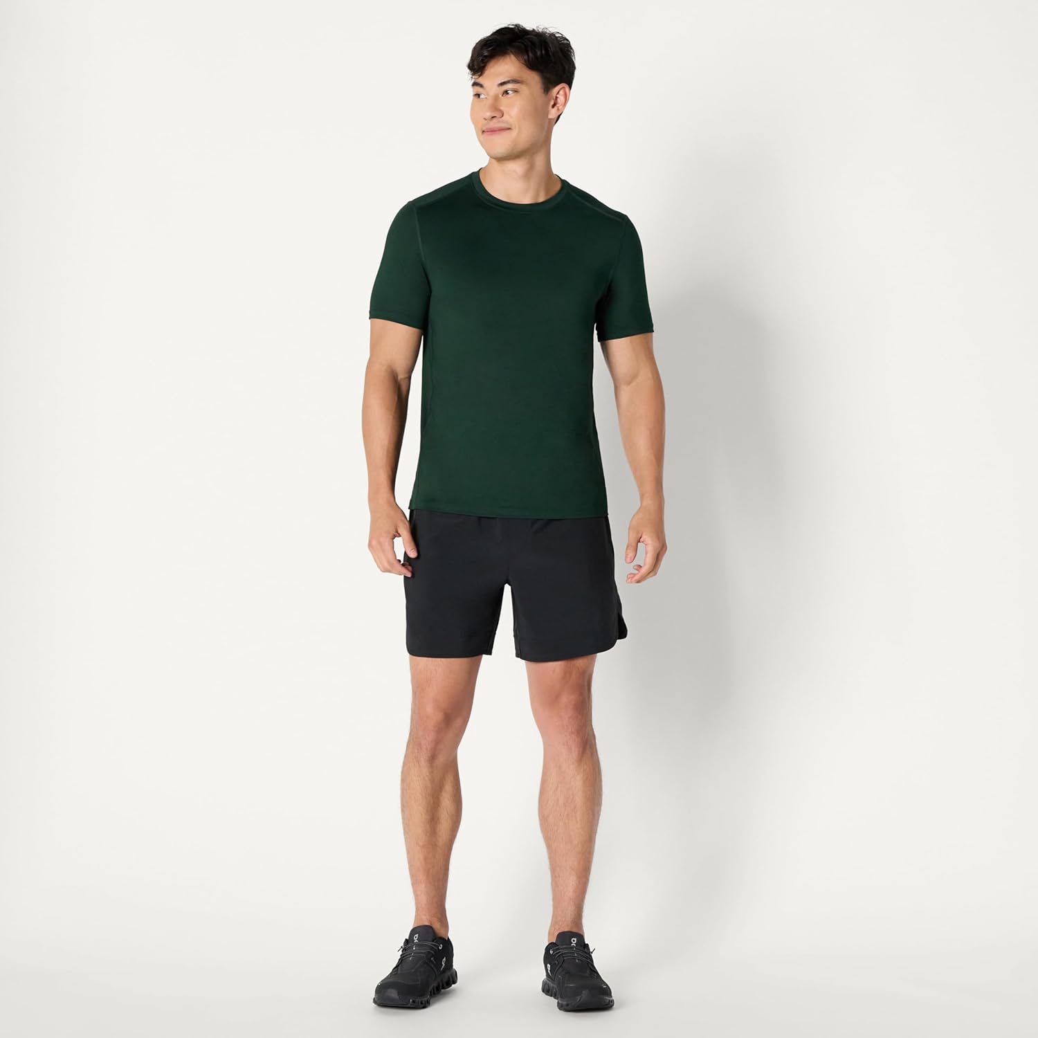 Thumbnail 4 de Amazon Essentials Men's Athletic Performance Stretch Contrast Woven Gym Short, 6" Inseam