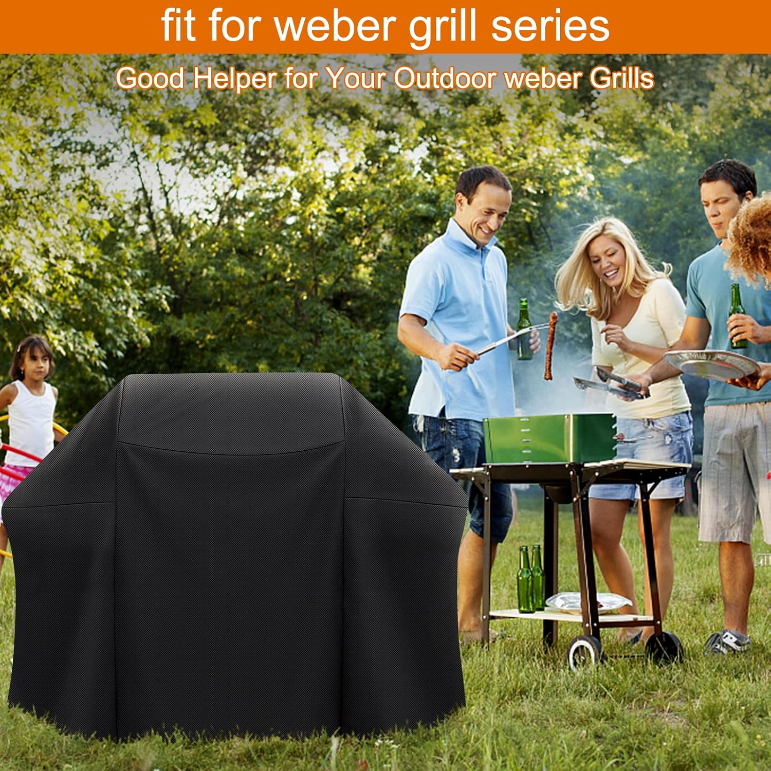 Thumbnail 6 de Nomiou Grillabdeckung für Enders Monroe Pro 3 SIK Turbo / Monroe Pro 4 SIK mit Kocher (ab 2020) – wetterfeste Abdeckhaube