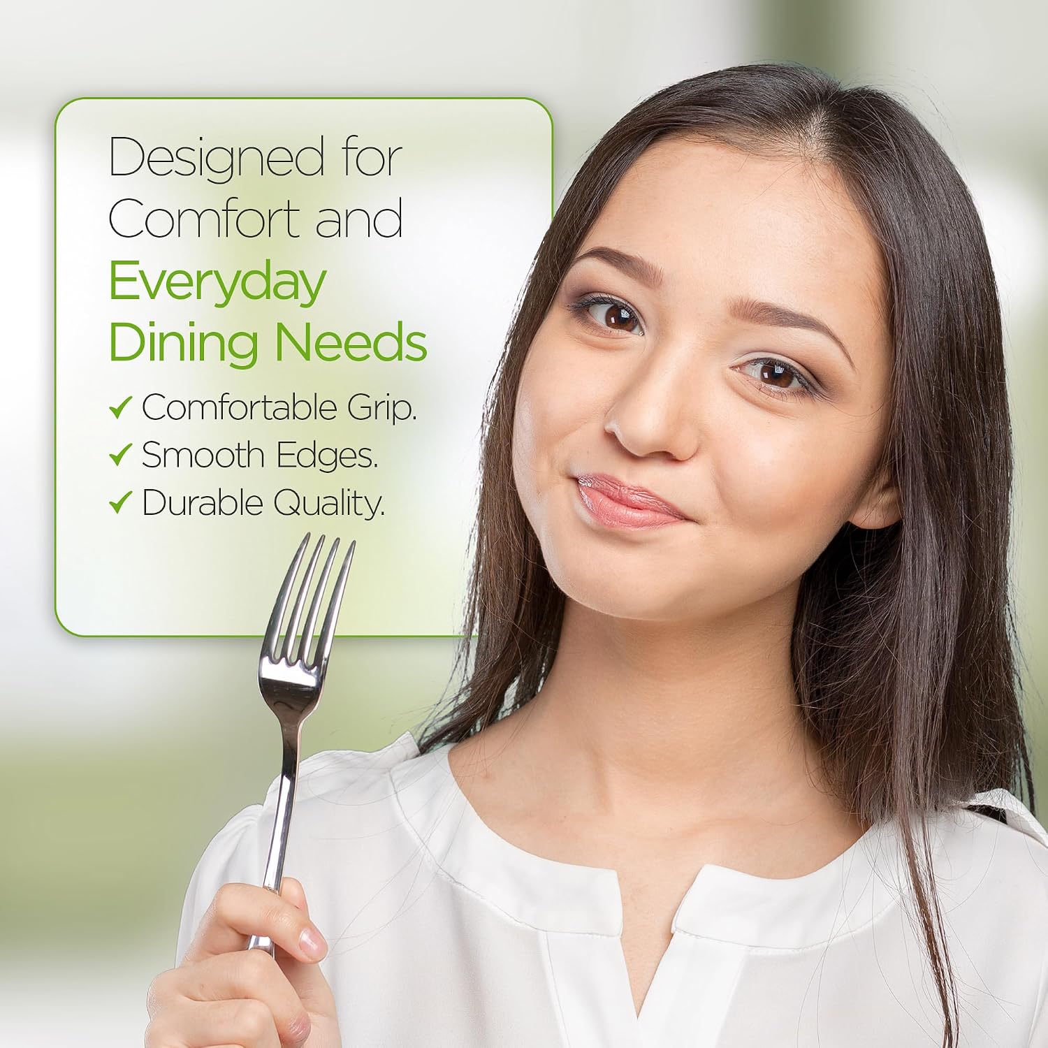 Detalle de Cutlery Set - 4 Piece Stainless Steel Cutlery for 1 Person