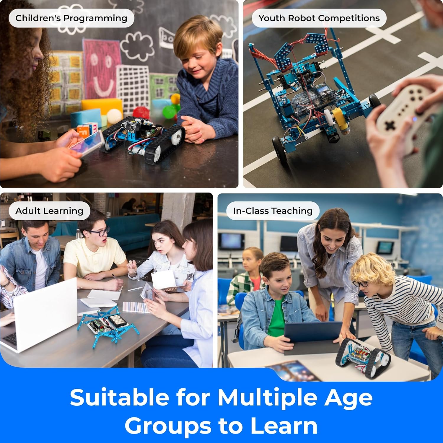 Thumbnail 5 de Makeblock mBot Ultimate 10-in-1 programmable robot kit (compatible with Arduino C & Raspberry Pi)
