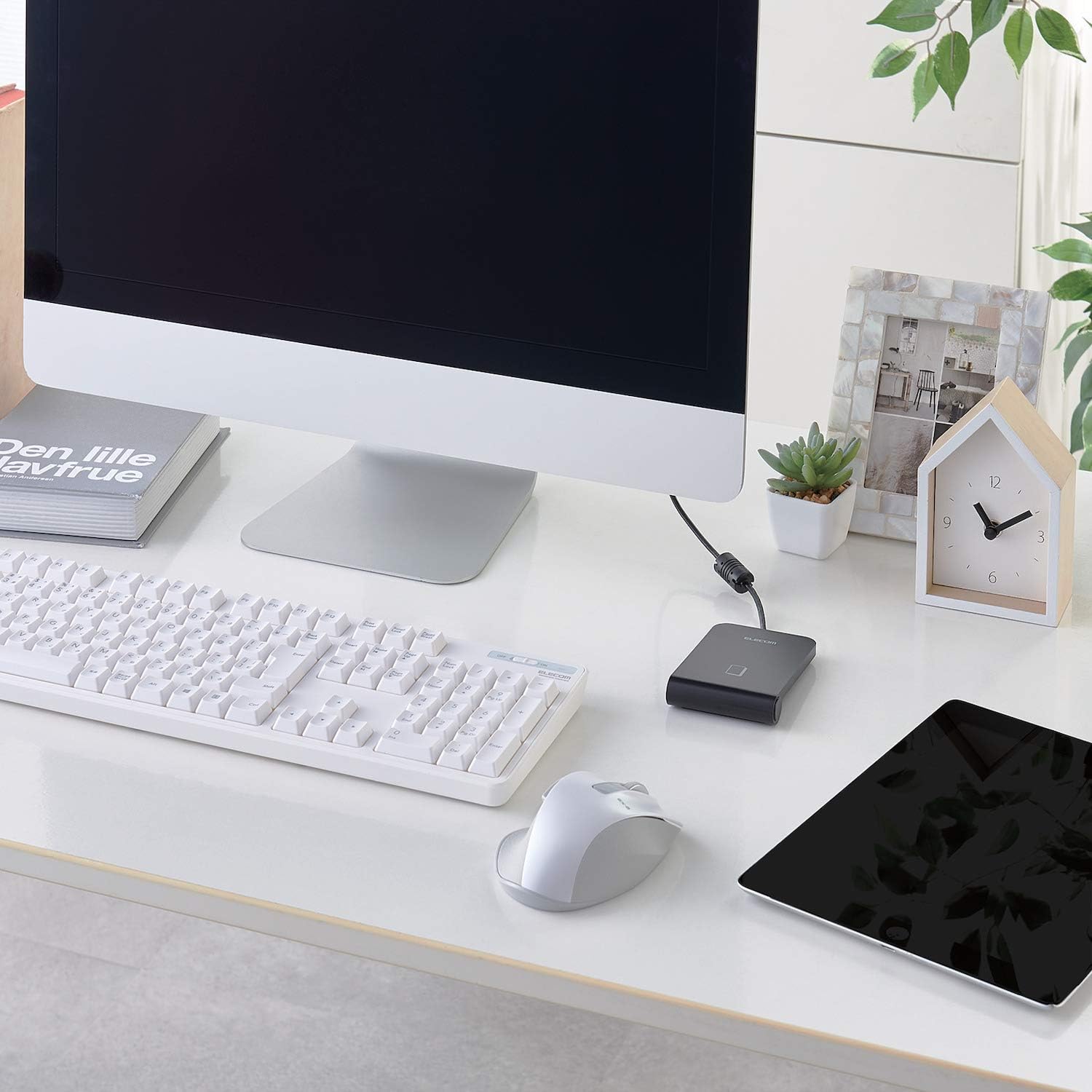 Thumbnail 6 de エレコム MR-ICA001BK 非接触ICカードリーダー USB Type-A・ケーブル1m・ブラック