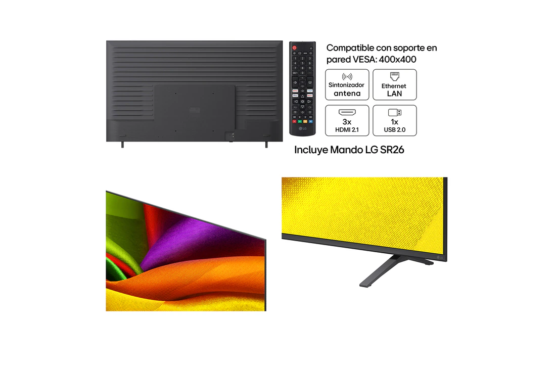 Thumbnail 4 de LG 85NU80E0B3LA: Smart TV Nano 4K UHD de 85'' con IA Copilot y webOS 26