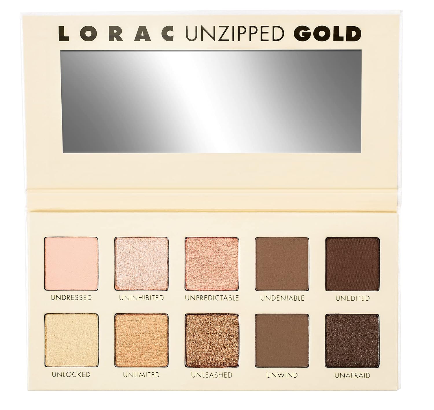 Detalle de LORAC Unzipped Eyeshadow Palette matte and glitter ๐จ