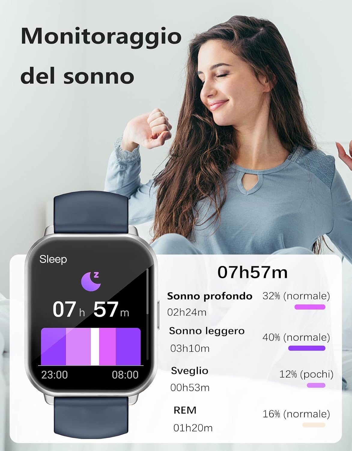 Thumbnail 6 de RUIMEN Smartwatch Bluetooth 1,85”
