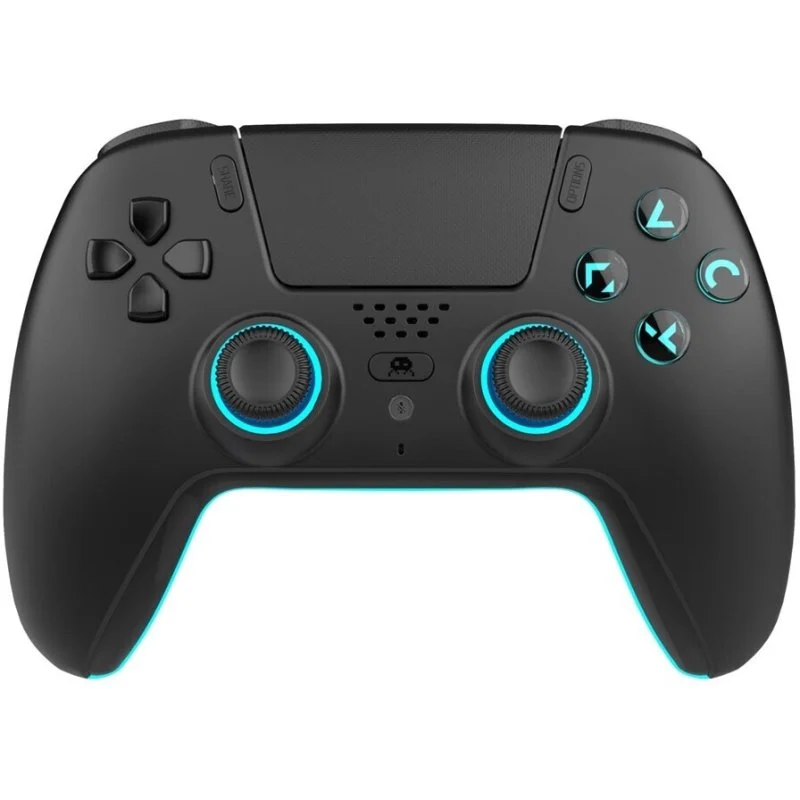 Detalle de Mando Trade Invaders HW-1019 Bluetooth LED Negro para PS5 y multiplataforma