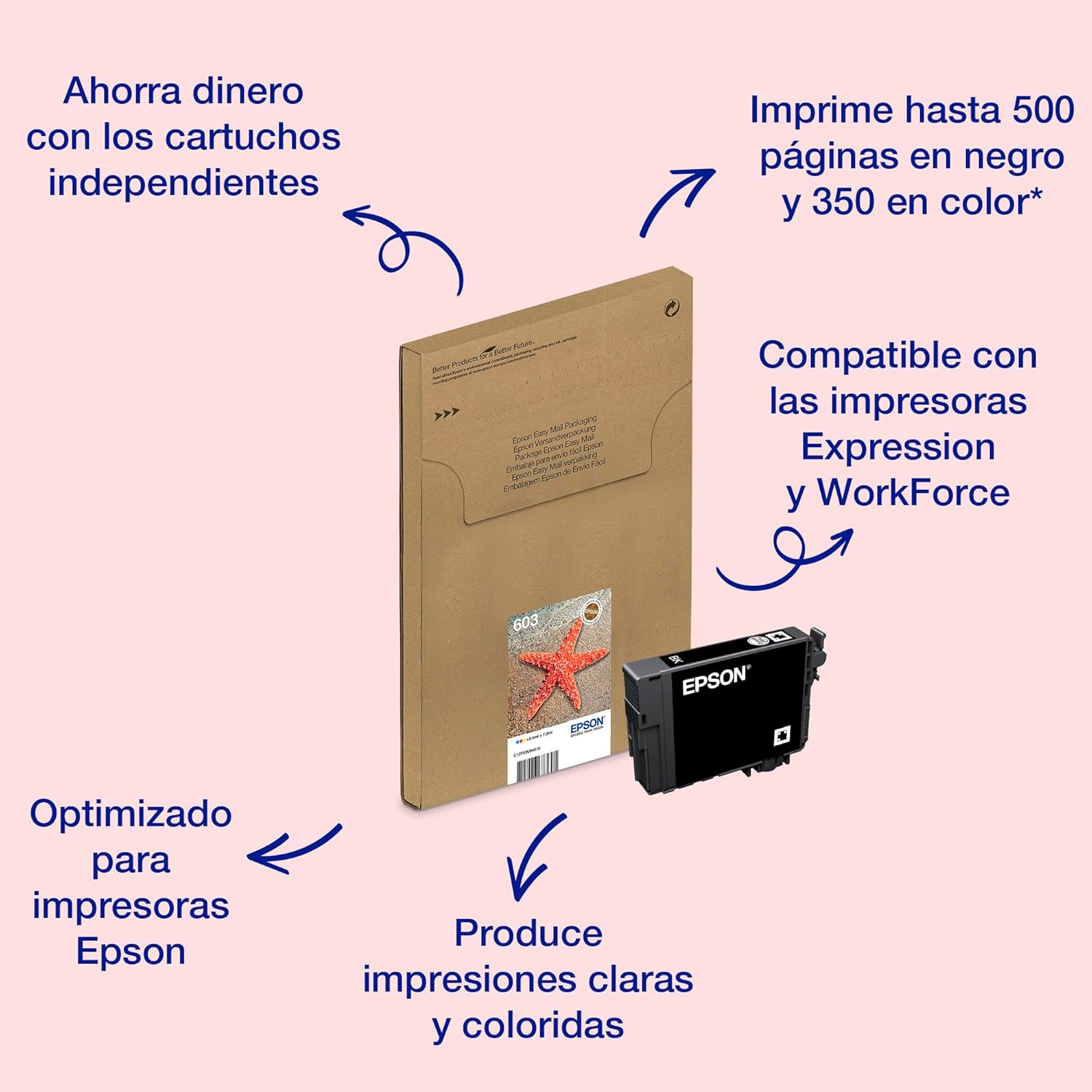 Thumbnail 1 de Epson 603 Multipack de Cartuchos Eco-Friendly 🌱 - 3 Colores