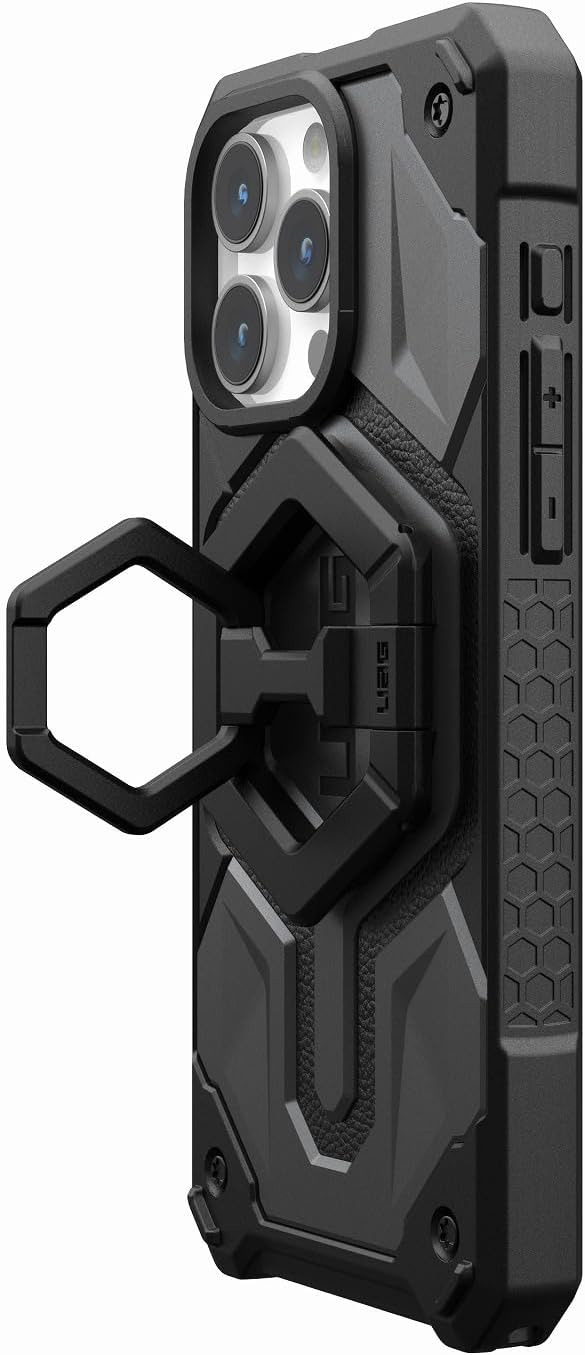 Detalle de URBAN ARMOR GEAR UAG-MRS-BK マグネットリングスタンド 360度回転・角度調整 ブラック