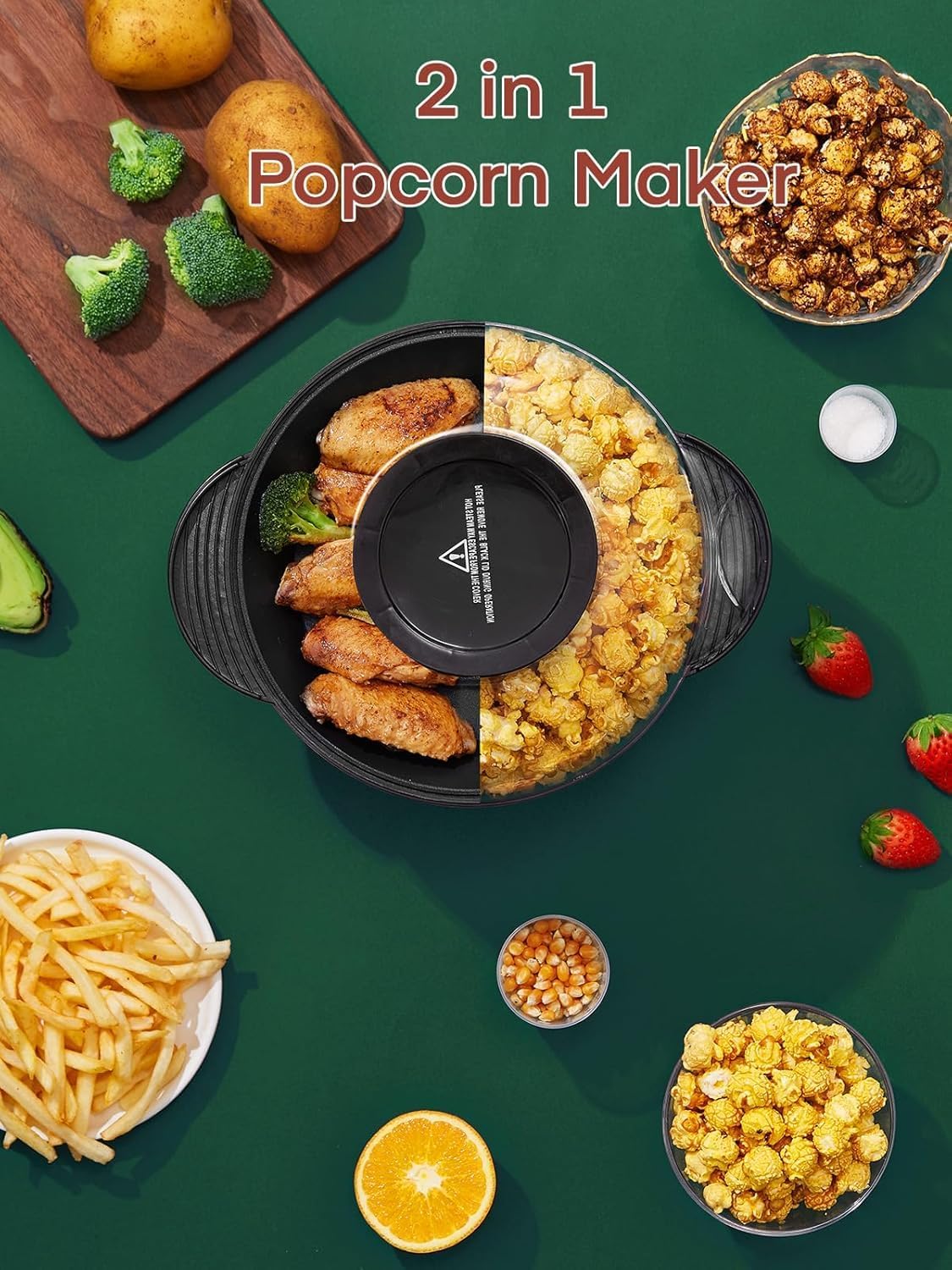 Thumbnail 4 de FOHERE Popcorn Maker 3.5L