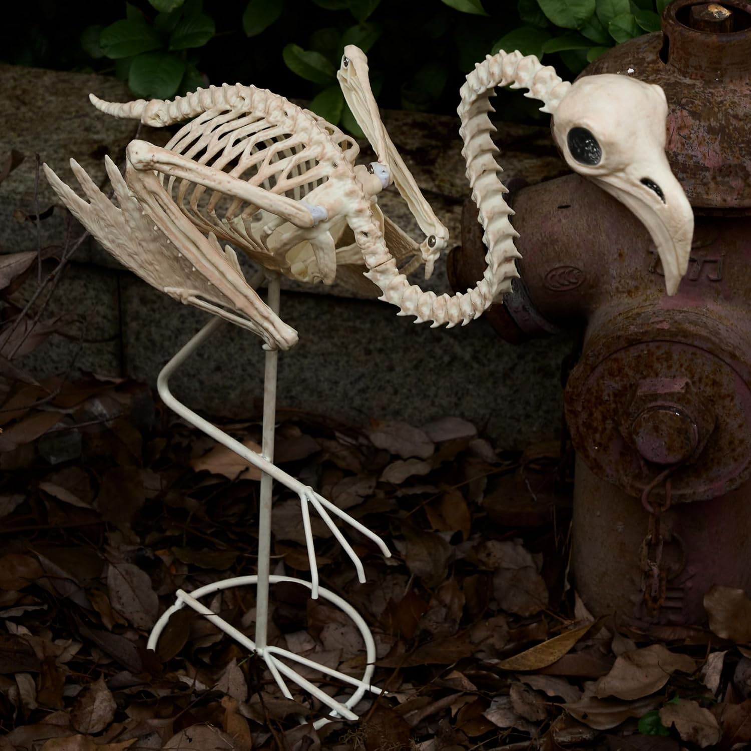 Detalle de JOYIN 16281 Flamingo Skeleton Halloween Decoration, 27.6-Inch Posable Plastic