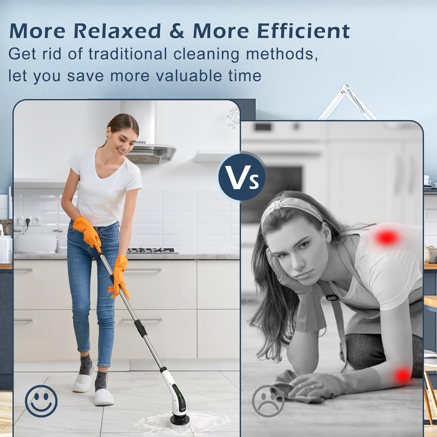 Thumbnail 3 de Bomves Electric Spin Scrubber 90 mins cordless cleaning brush 🧽