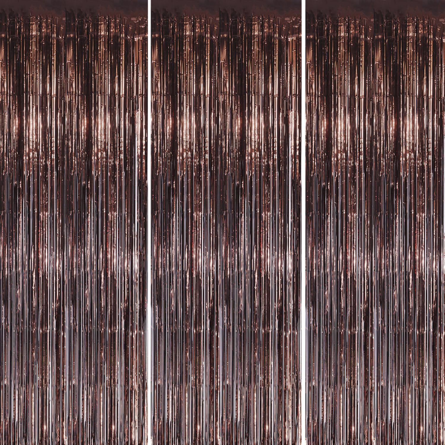 Thumbnail 6 de DECOCKRAT Foil Fringe Backdrop 3 Pack, 3.3x8.2 FT