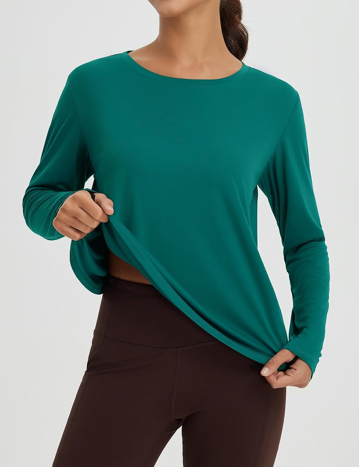 Detalle 2 de baleaf Women's Long Sleeve Workout Top UPF 50+