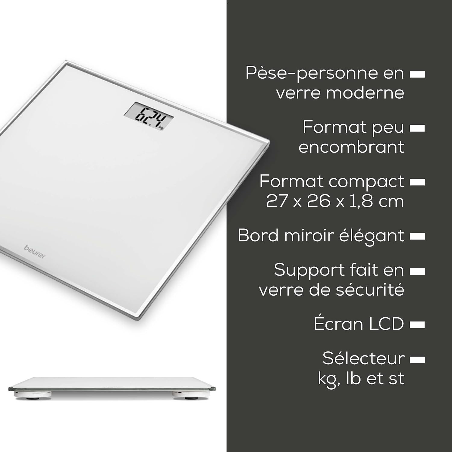 Thumbnail 5 de Beurer GS 120 Pèse‑personne compact 150 kg