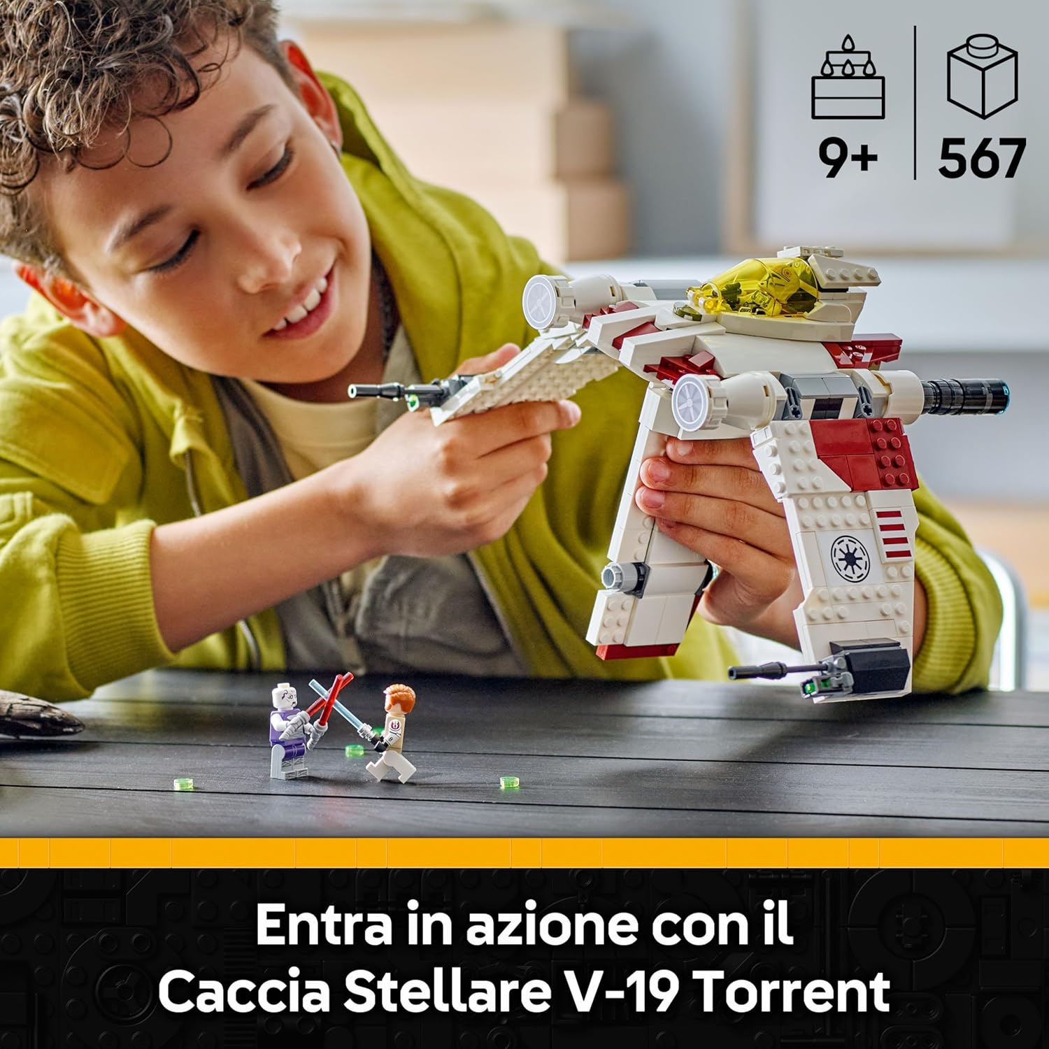 Thumbnail 1 de LEGO Star Wars V-19 Torrent Caccia stellare 75432 🚀